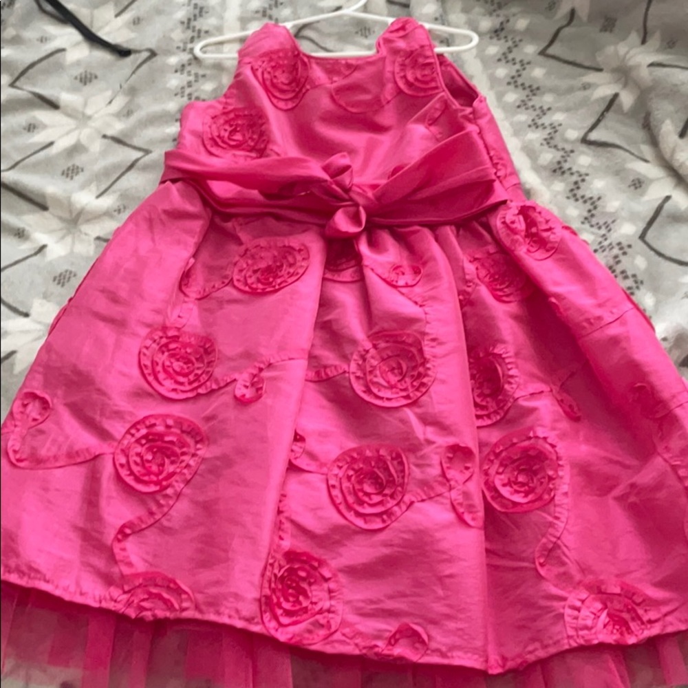 Pink Dress with flowers